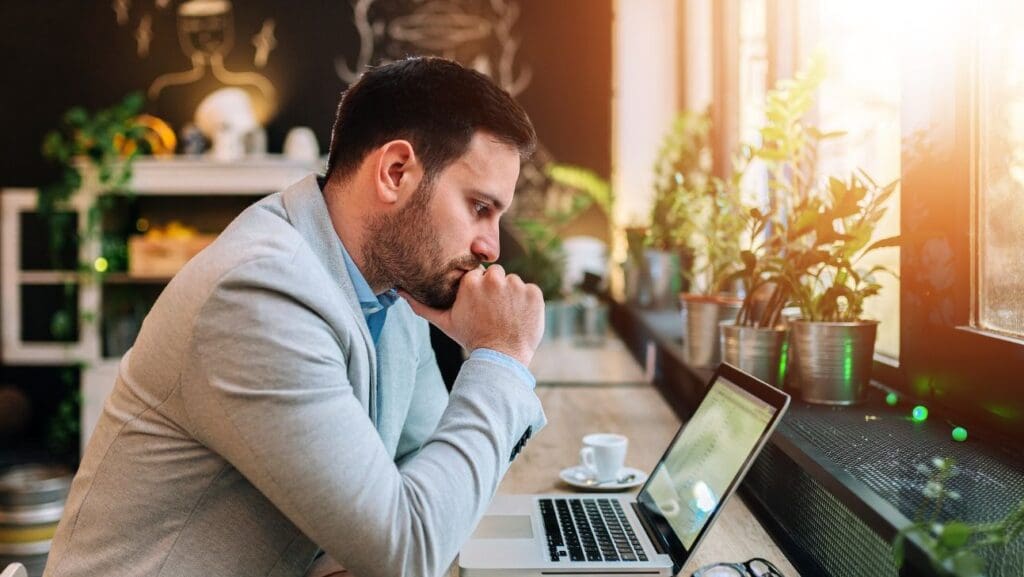 small business owner reviewing financial planning and calendar preparing for SBSCH closure